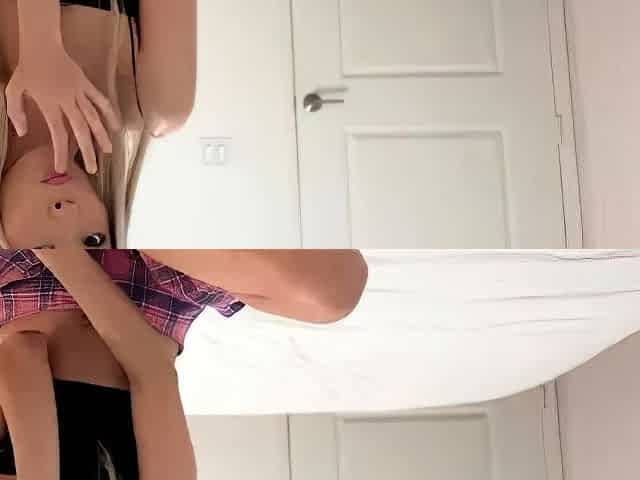 Close up blonde fucked and fingered in her pussy