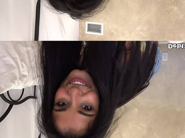 Close up amateur video of skinny Latina Viva Athena having sex