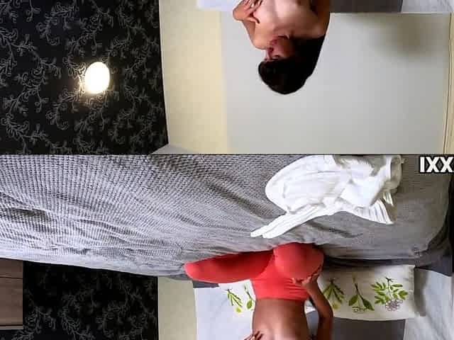 l in red leggings fingering her snatch