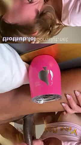 Her High Heels And Mini Skirt Look Amazing Riding BBC