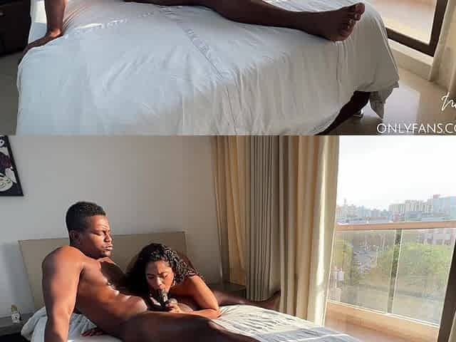 She Gives a Blowjob to Her Assistant at the Hotel -amateur Couple- Nysdel