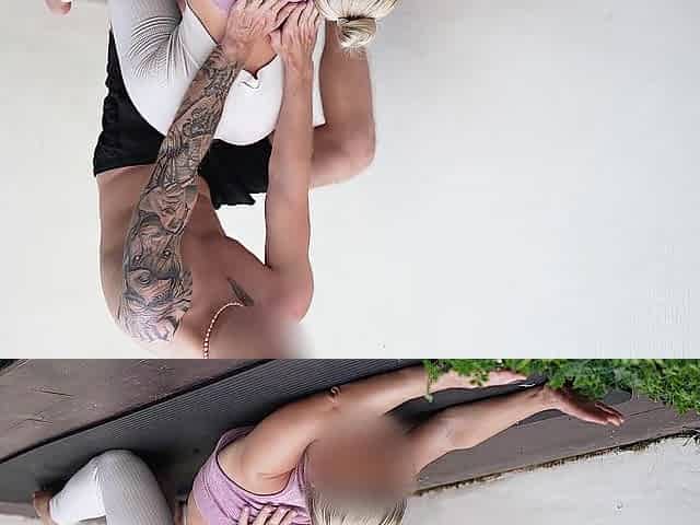 PAWG booty in yoga panties got nailed with large dong - ANAL CREAMPIE HELLOELLY
