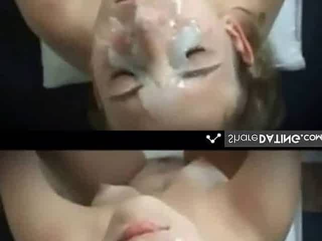 Amateur Latina Facial Audition