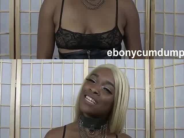 Ebony Hooker Drinks My Creamy Semen