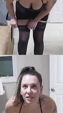 Corporate Slut Hotwife Prepares for Her Final Interview