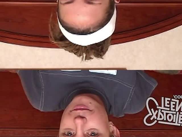 Lascivious teen brunette hair with hirsute cunt is about to get stuffed with a alt hard jock