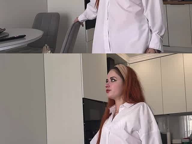 Morning's Redhead Stepsister Temptation: POV Creampie