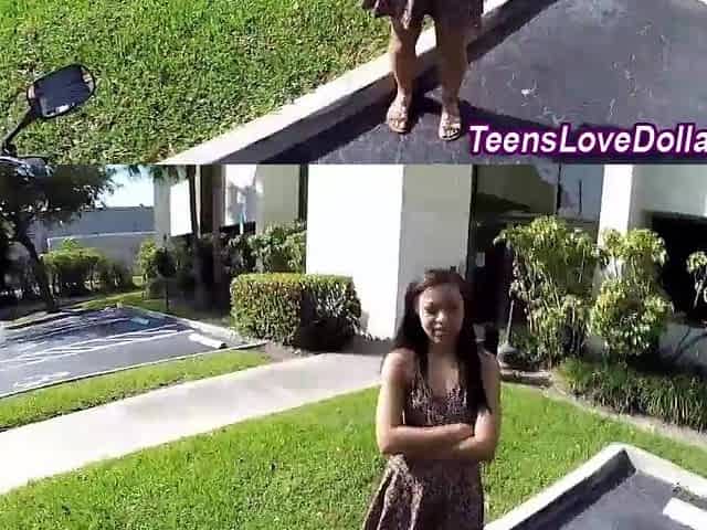 Black teen face jizzed after screwing for money over a motorcycle