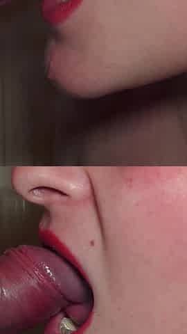 Cuckold Wife - Blowjob Close up