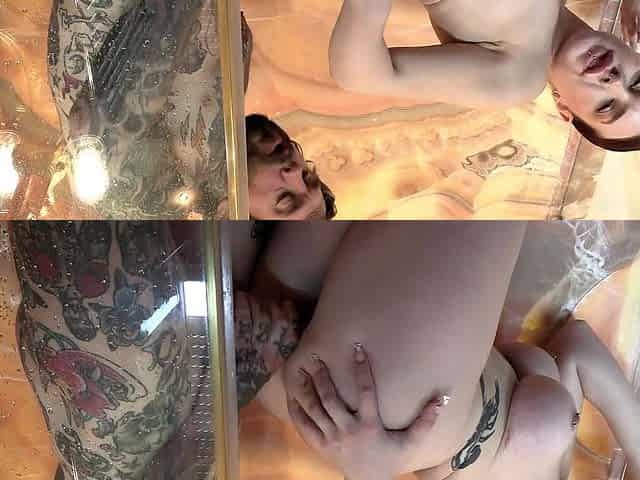 Wild gangbang with hot busty MILF in a hotel room with my friends