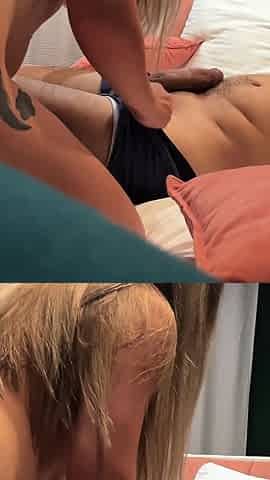 Stepson Fucks 4-month-pregnant Stepmother in a Hotel