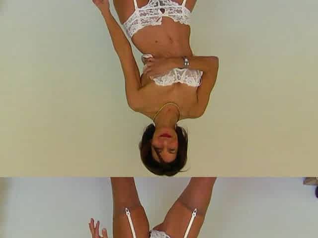 Hot French Mature Lady Emanuelle Plays with Her Hairy Pussy
