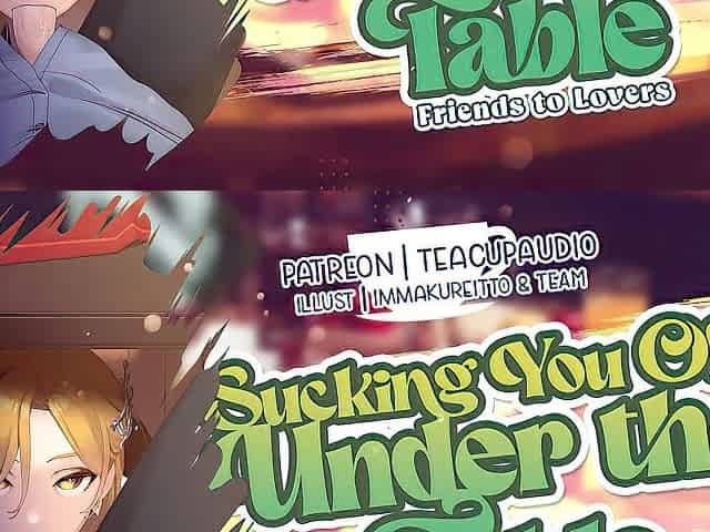Sucking U Off Below the Table (F4M) (NSFW Audio Roleplay) (Banging in Public)