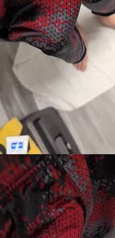 Large white ramrod jerking off untill nut