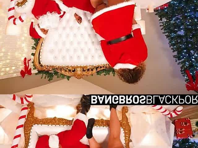 Large Booty Mrs Claus Raven Thick Takes Santa's BBC - ebony porn