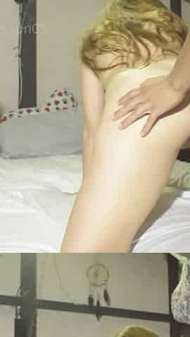 Intensive three-some sex with a sexy youthful real-life pair