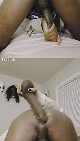 Petite Melons Tavaius Deshawn Youthful Anal Gape Quickie