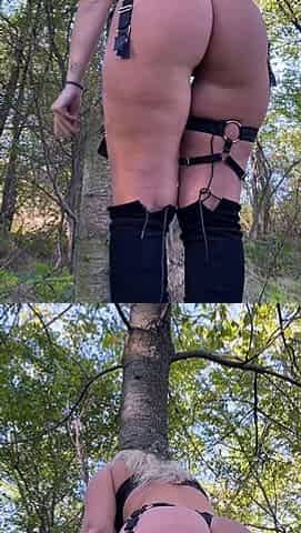 Beautiful Blonde Ass Fuck Outdoor