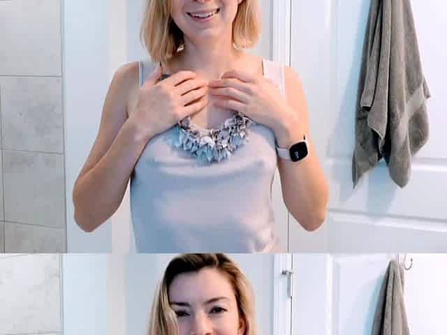 Busty blonde Carol sex toy masturbation