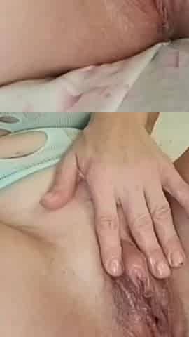 Spanish MILF with Large Clitoris Rubbing It and Splicing It in the Foreground