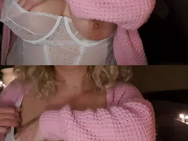 Innocent in White, but Always Horny - Candlelight Solo