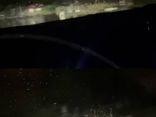Risky car masturbation