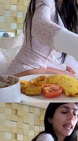 Mia Khalifa Morning Breakfast Nude Routine Onlyfans Video