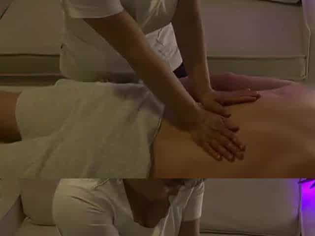 Oriental massage with biggest throbbing in advance of cheerful ending