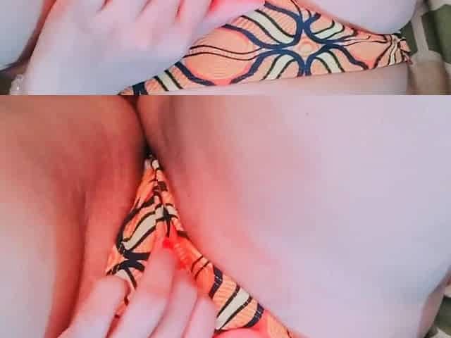 I Love to Touch for My Xhamster Fans, Real Homemade Busty Stepmom Touching and Masturbating
