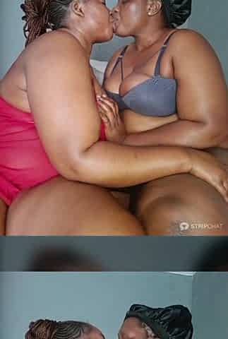 2 Thick Black with giant cunt passionately had enjoyment