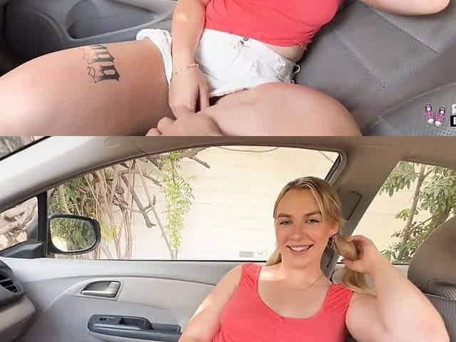 Best fuck with real busty blonde teen after picnic