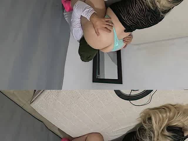 Sharing a daybed with thick sister-in-law on vacation