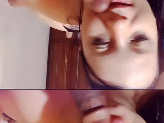 Lascivious white cutie says nword and sucks ebony jock like this babe needs ebony cum