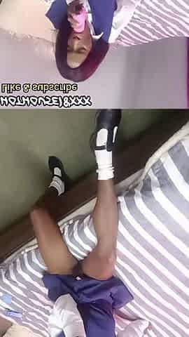 Ebony slim eighteen year old gal sucks sextoy