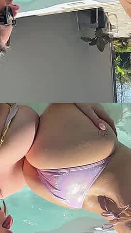 Lesbian Duo with My Tattooed Big Ass Friend Nina Beauregard in the Spa