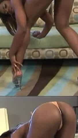 Big Ass Black Slut Danni Dior Gets Her Pussy Destroyed by His Big Black Cock.