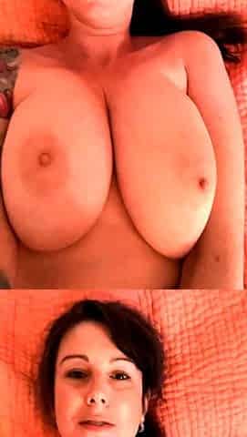 Big boobs milf masturbates with her dildo