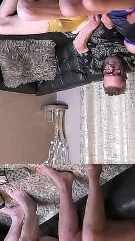 Sofa Sex Behind the Scenes with Leia and Al