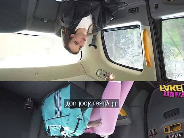 Cutie on Cutie Back Massage turns Nasty - Female Fake Taxi