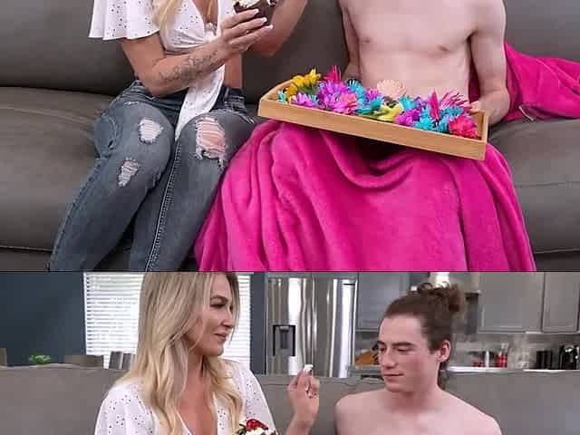 Stepmom is going to fuck this kinky mofo on her special day
