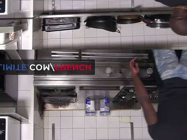 When the kitchen catches fire