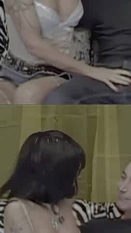 The Hairy MILF Hooks up with a Young Guy at the Casting.