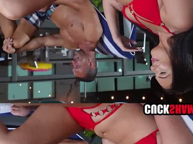Cuckold spouse sharing wife with college buddy