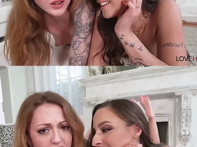 Amirah Adara And Kendra Cole In Sexy Feet Licking With Inked