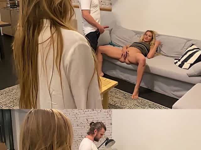 Two Step Sisters Share Boyfriend With Big Dick They Give Prostate Massage Creampie Lesbian Licking Part 1