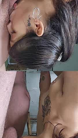 deepthroat POV blow job with ejaculation o