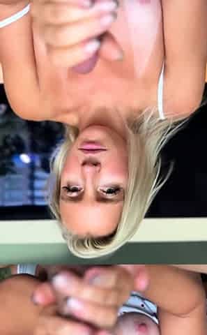 Blondeadobo Having Sex In Front Of Mirror