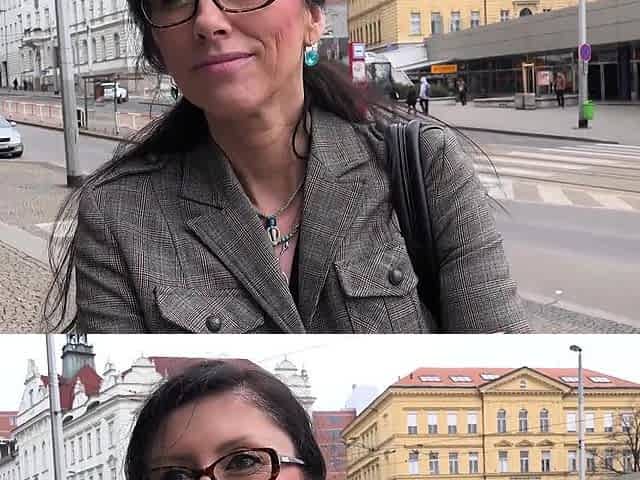 Czech MILF Secretary Pickup up and Fucked
