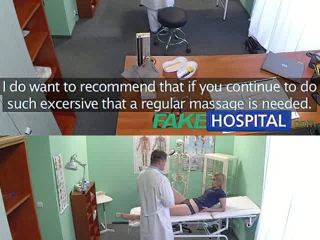Innocent Blonde Gets The Doctors Massage