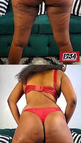 Lightskin baby twerking her large butt for dad